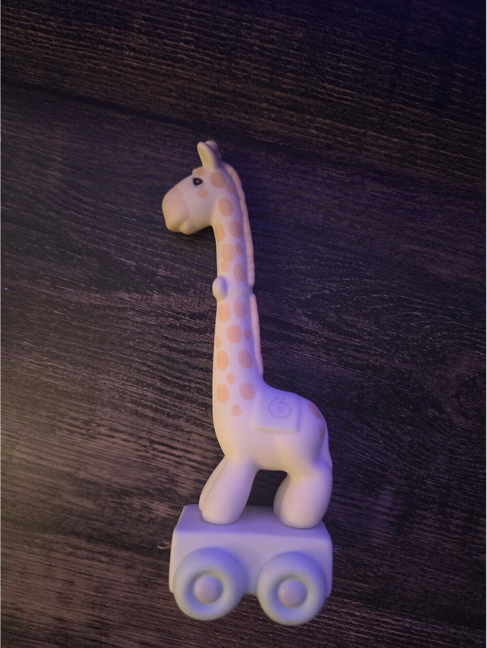 Precious Moments Birthday Train Age 6 "Keep Looking Up" giraffe figurine